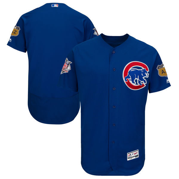 2017 MLB Chicago Cubs Blank Blue Jerseys->chicago cubs->MLB Jersey